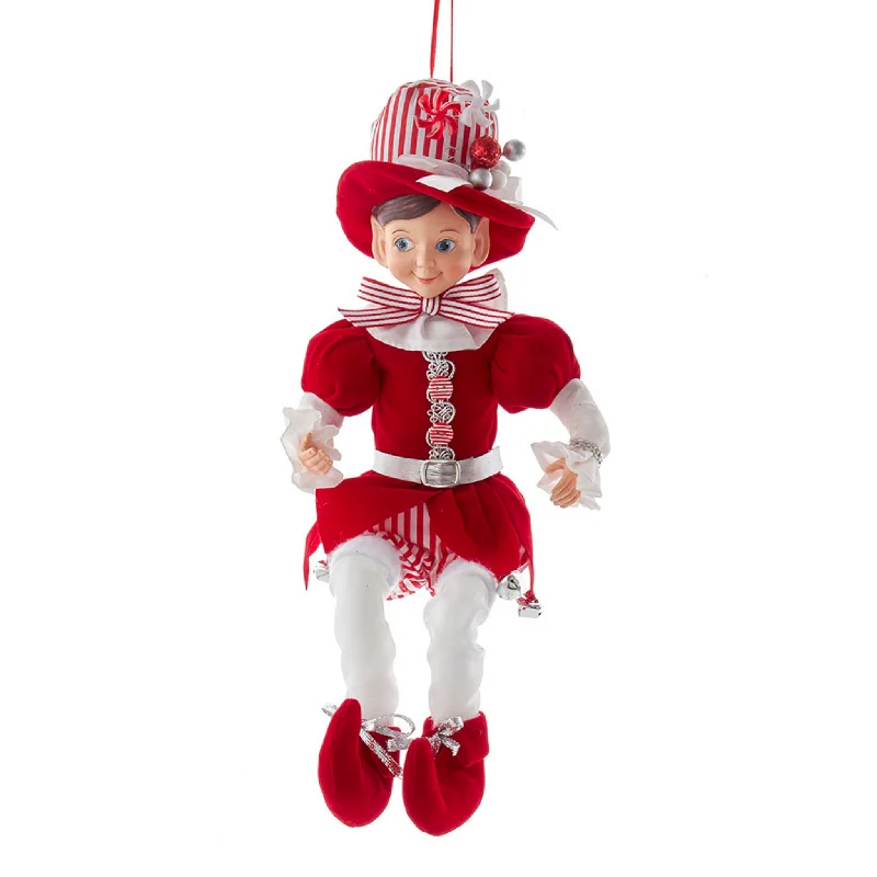 15" Kringles Peppermint Elf Ornament