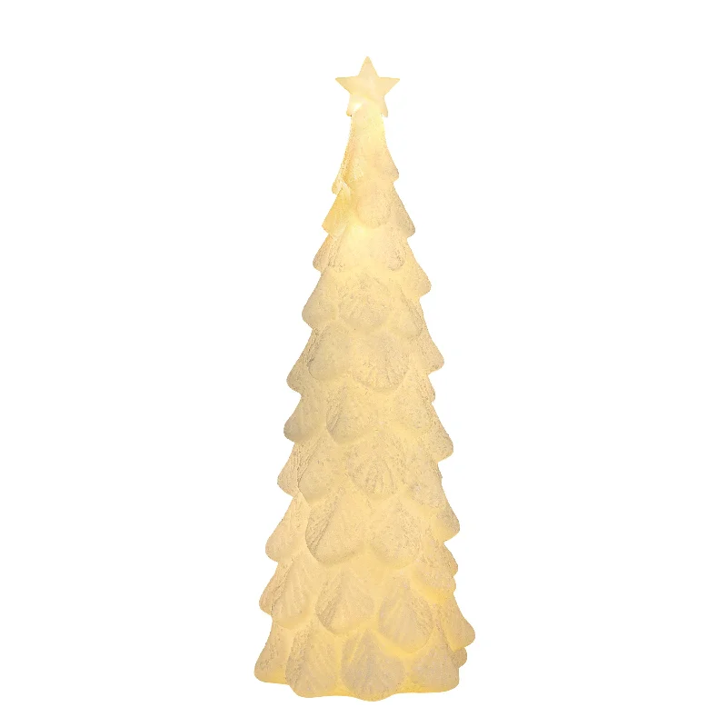 24 in. Lit Glitter Tree Blow Mold