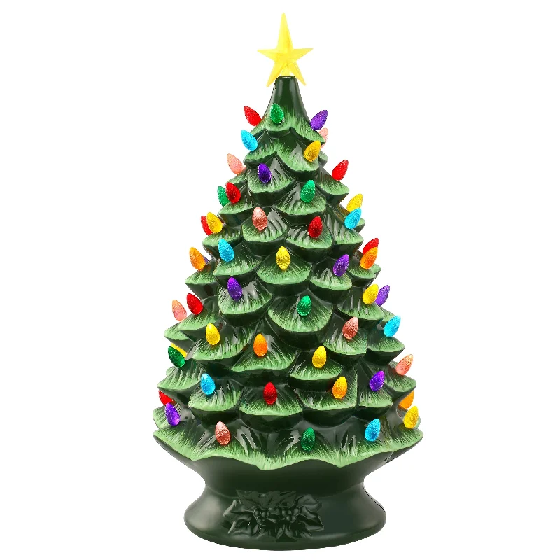 24 in. Nostalgic Ceramic Tree - Green