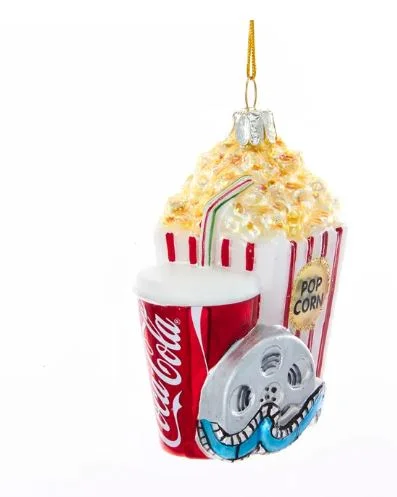 3" Coca Cola At The Movies Ornament