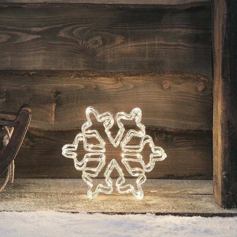 30cm LED 3D Acrylic Snowflake Silhouette