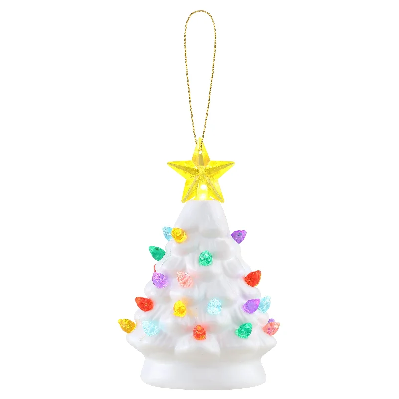 5 in. Nostalgic Ceramic Tree - White