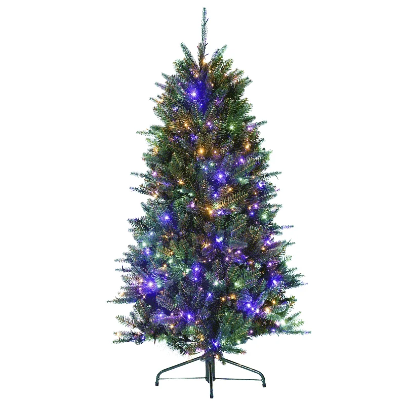 Kensington Fir Color-Changing Starry LED Artificial Christmas Tree