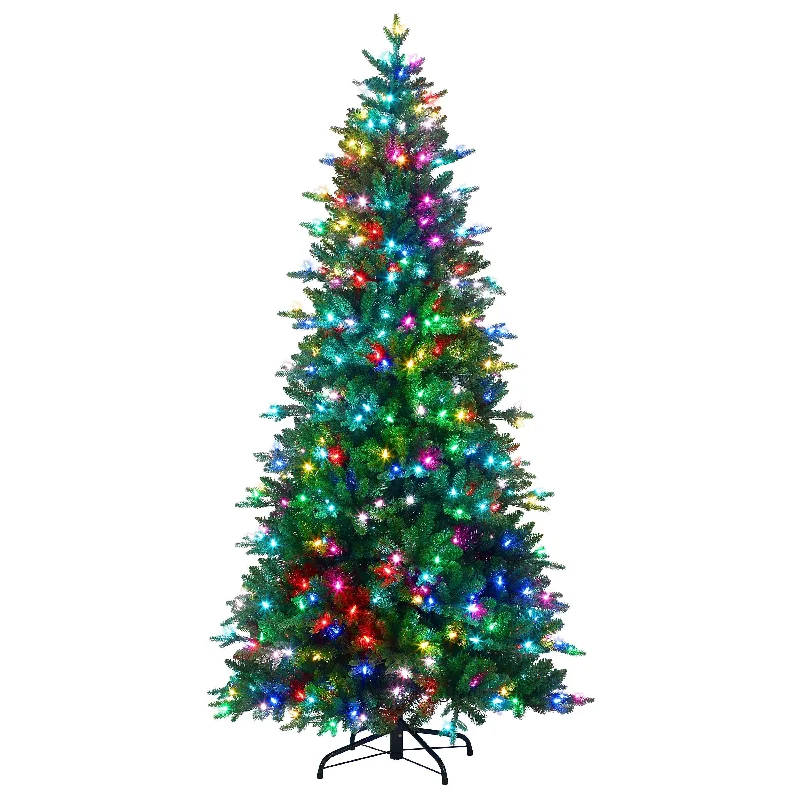 6.5 ft. Green LED 55-Function Tree with Alexa