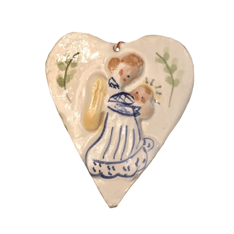 Angel Holding Child Ornament