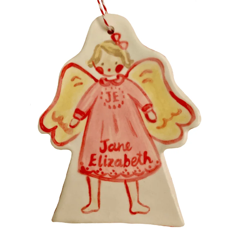 Angel Ornament - Pink Dress