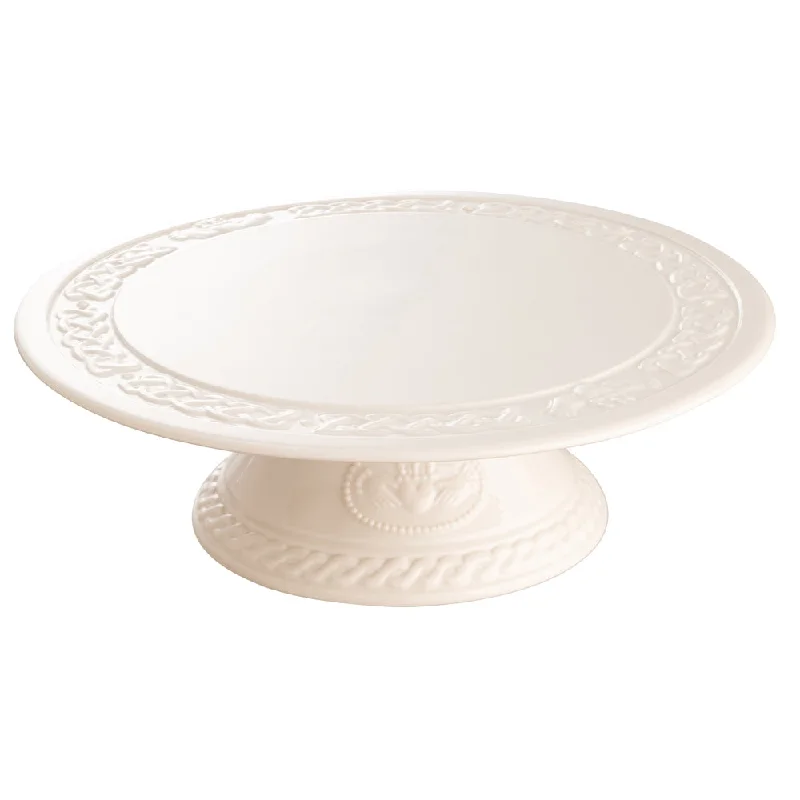 Belleek Classic Claddagh Cake Stand