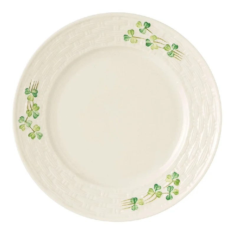 Belleek Classic Shamrock Salad Plate