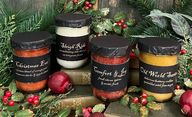 BL-JC-P Black Label Pint Holiday Jar Candles