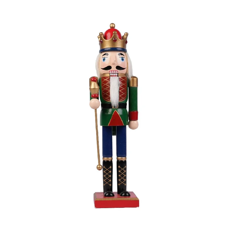 Green Royal Christmas Nutcracker - 38 cm