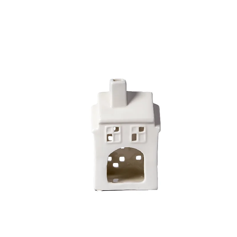 Ceramic Christmas Tealight House - Medium