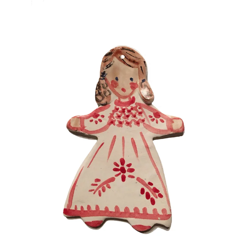 Christmas Ornament - Red Dress Girl