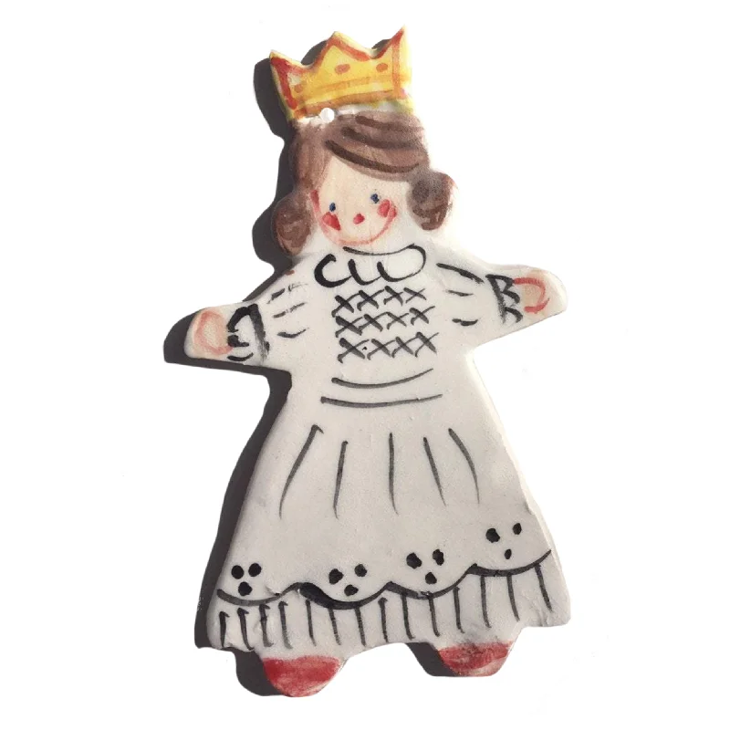 Girl with Crown Ornament