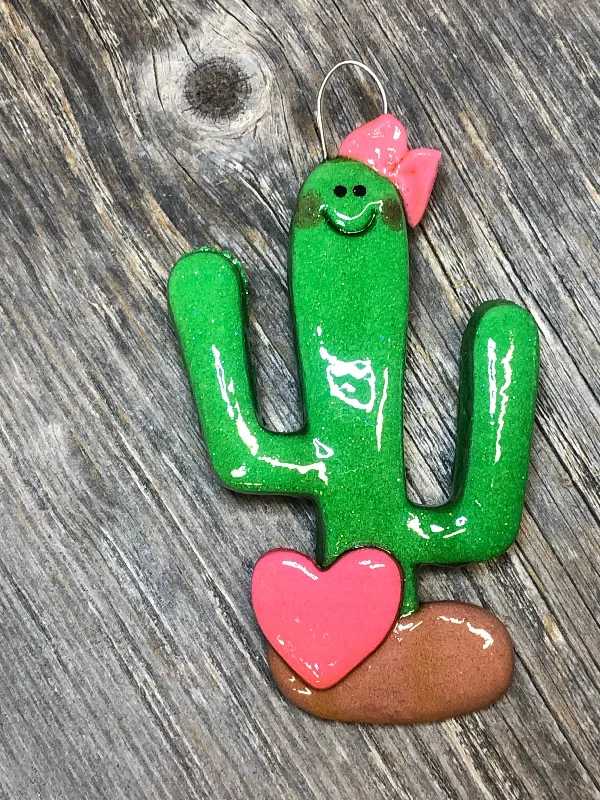 Cactus Girl Christmas Ornament