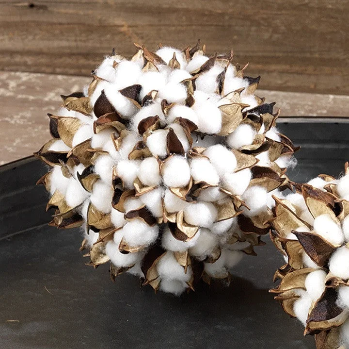 COTTON BALL ORNAMENT