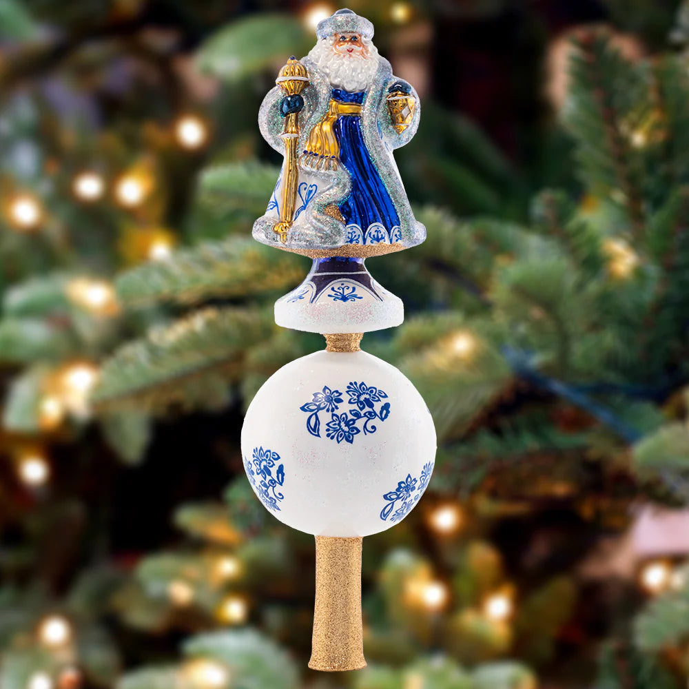 CR, Chinoiserie Elegance Santa Finial, 1021534, Radko