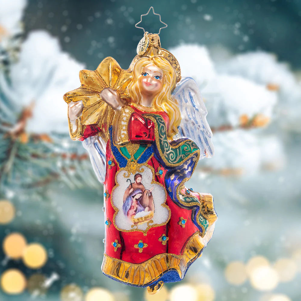 CR, Christmas Star Angel, 1021443, Radko