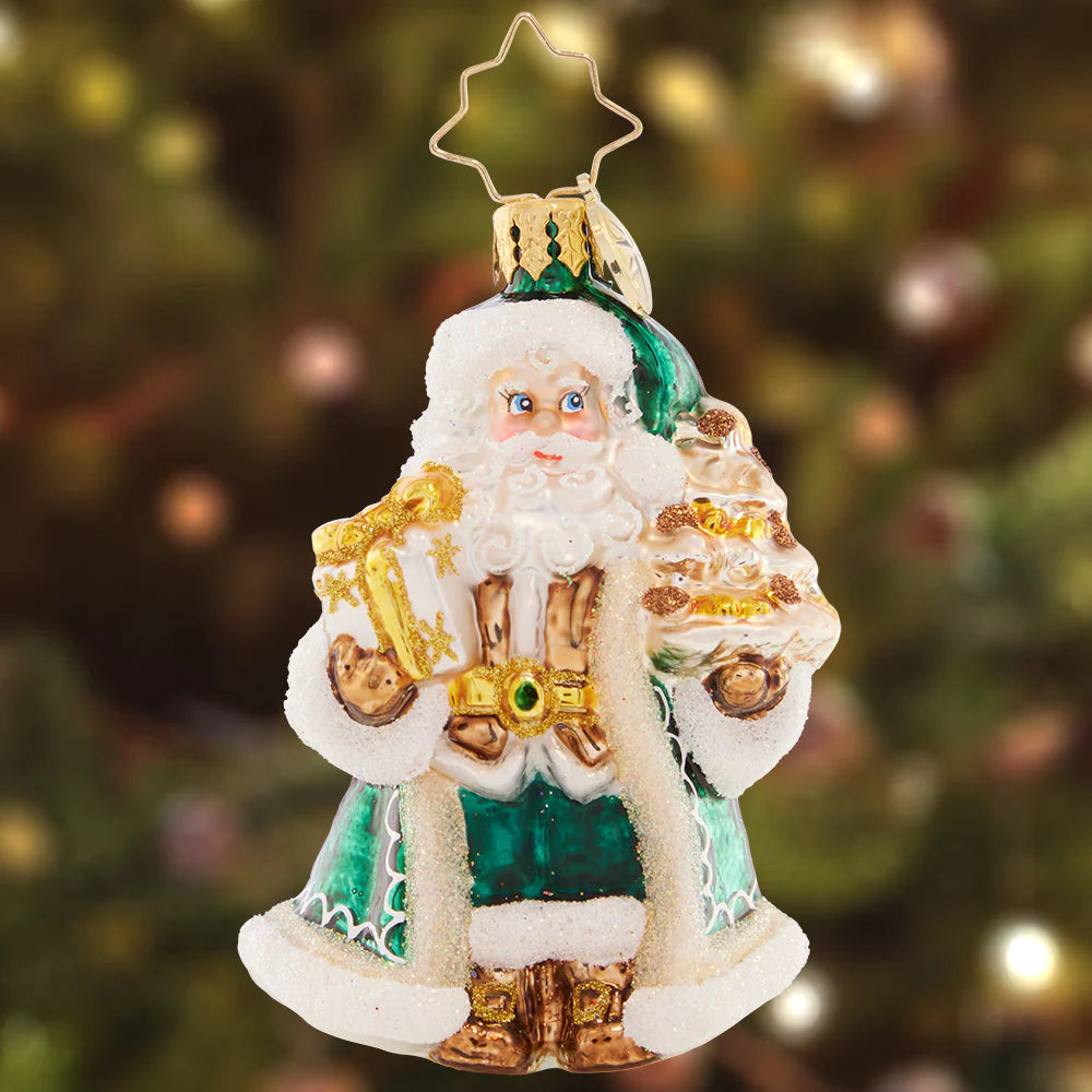 CR, Emerald City Santa GEM, 1021422, Radko, GEM