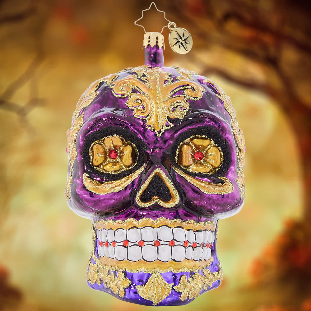 CR, Festive Filigree Calavera, 1021667, Radko