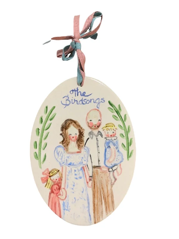 Custom Family Portrait Ornament