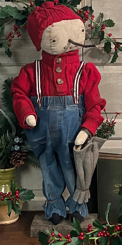 DAT-52 Fabric Snow Papa with Overalls