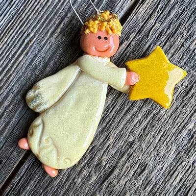 Angel Boy Christmas Ornament