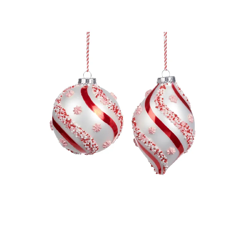 Glass Sprinkle Candy Bauble - Single Piece