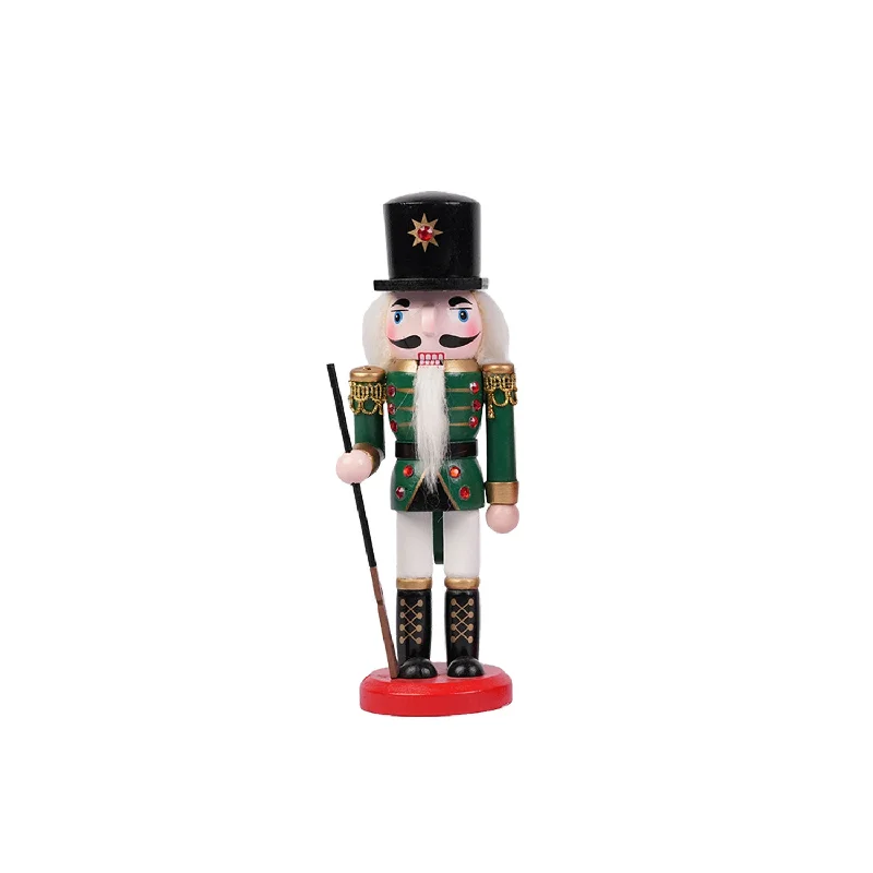 Green Christmas Nutcracker - 20 cm