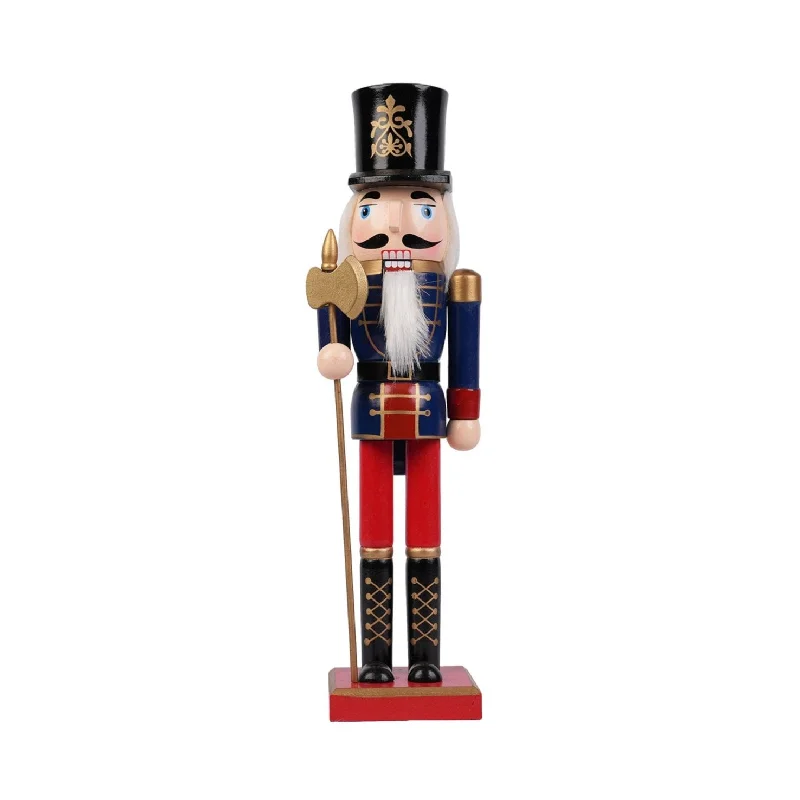 Blue Royal Christmas Nutcracker - 38 cm