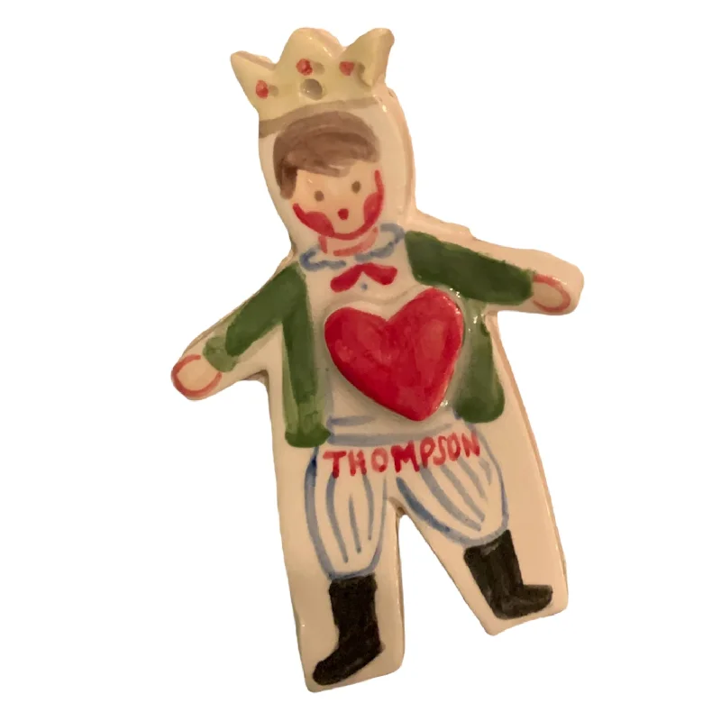 Heart Crown Boy Ornament