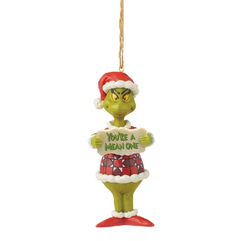 The Grinch 5" You Are A Mean One Grinch Ornament