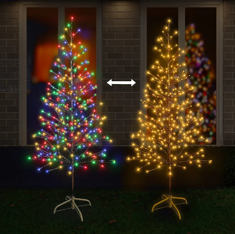 LED Dual Multi-Cool Sparkle Wrap Tree (1.8m)