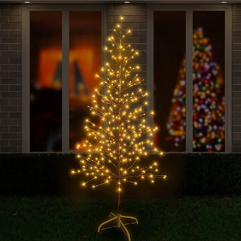 LED Warm Sparkle Wrap Tree (2.1m)