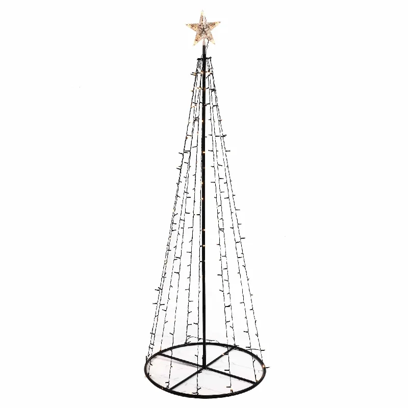 LED Warm White Christmas Cone Tree