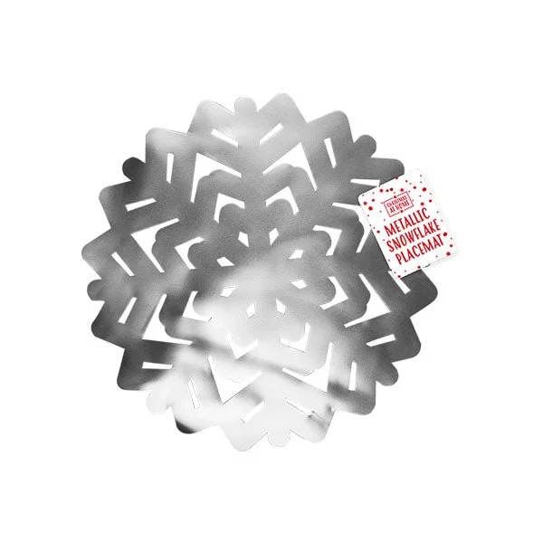 Metallic Snowflake Placemat