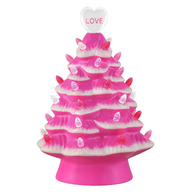 Miss Valentine 10" Hot Pink Ceramic Tree