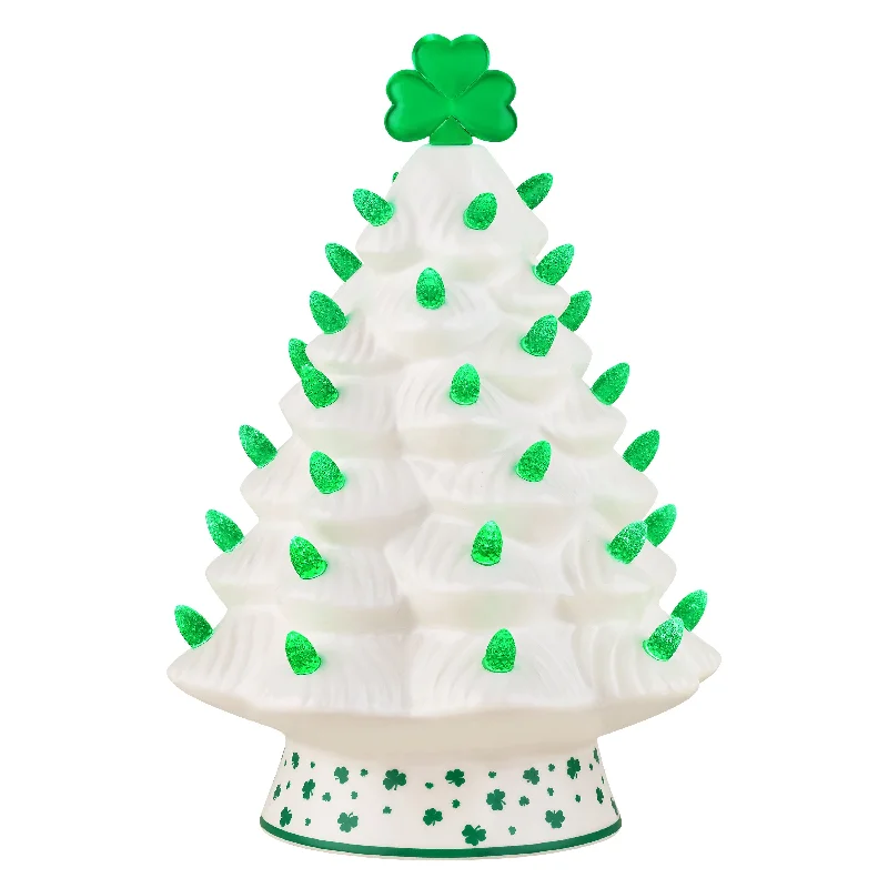 Mr. Lucky 10 in. Ceramic Shamrock Tree