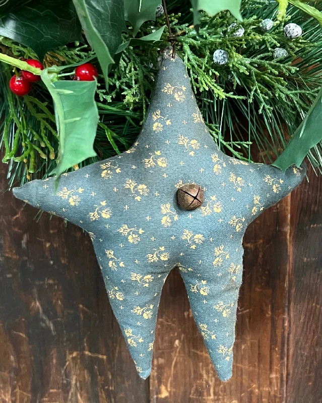 PEN-X48 Fabric Star Ornament - Blue