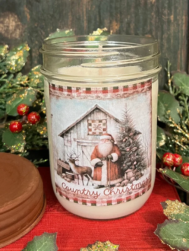 PK-JC-CC "Country Christmas" Soy Jar Candle