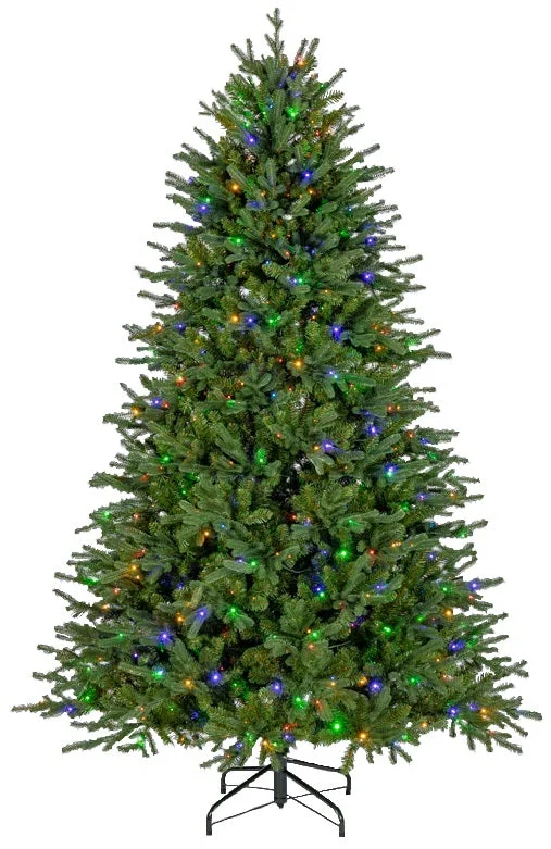 Monaco Fir Dual Color LED Pre-Lit Artificial Christmas Trees