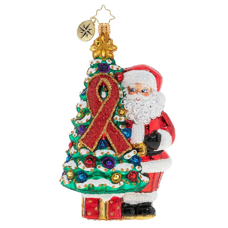 Radko AIDS Awareness Christmas Tree, 1020034, Christopher Radko