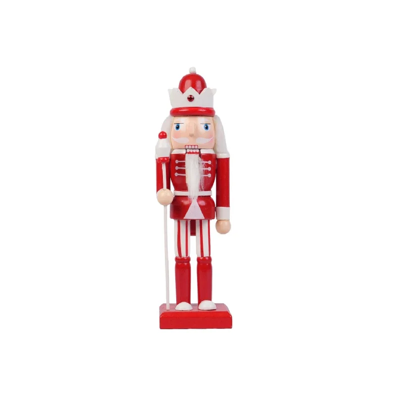 Red and White Cristmas Nutcracker - 25 cm C