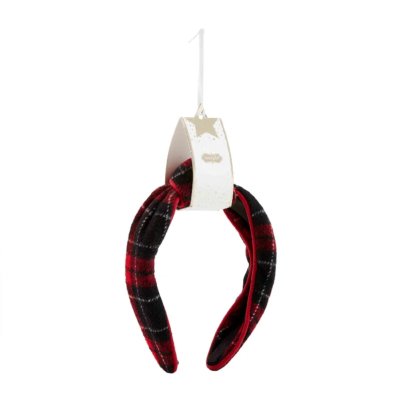 Red Plaid Headband