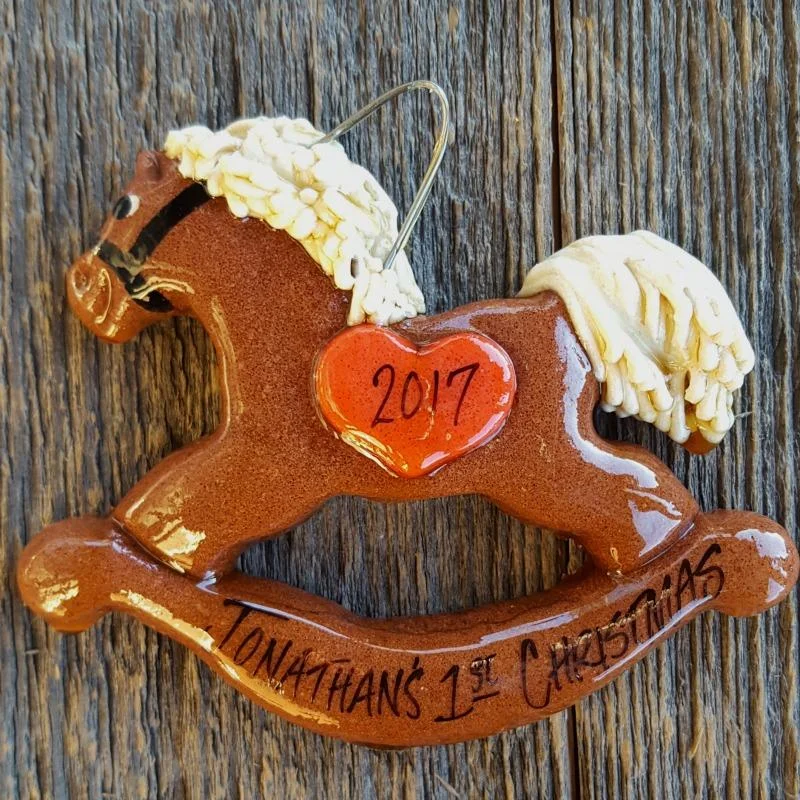 Rocking Horse Christmas Ornament