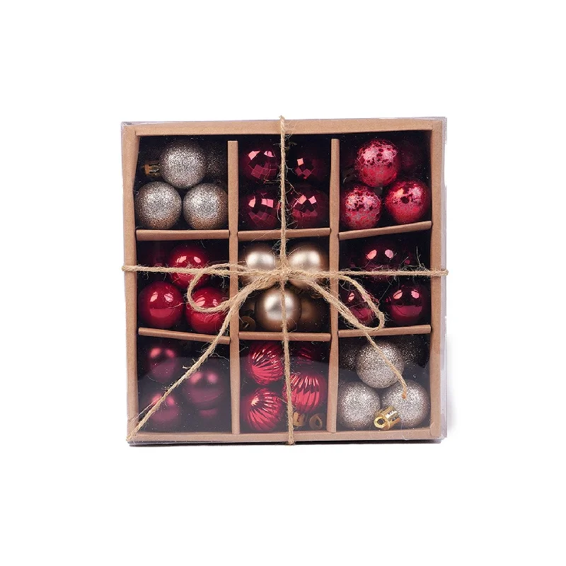 Set of 99 Mini Christmas Baubles - 3 cm