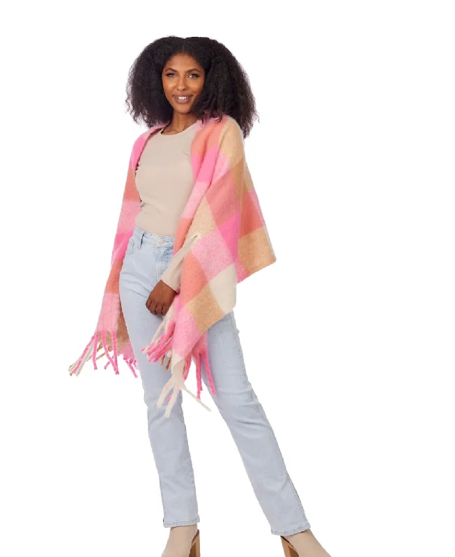 BRIGHT SCARF WRAP BY MUD PIE