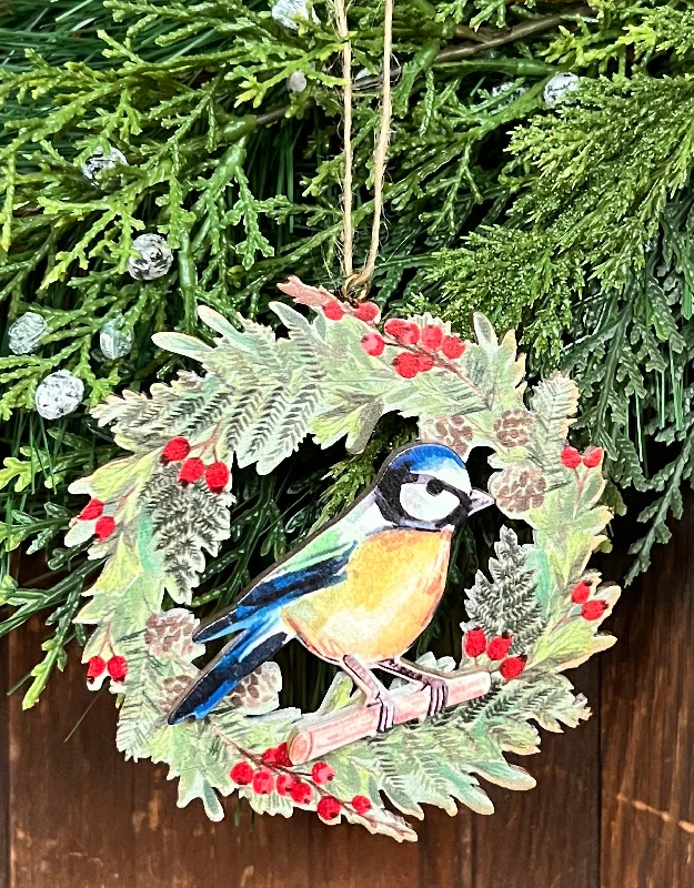 STH-12 Bird Screen Printed Ornament