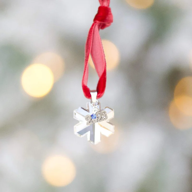 Sparkle Snowflake Birthstone Ornament