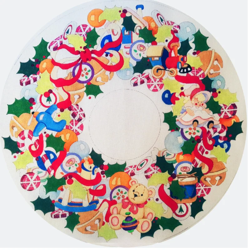 Toys Wreath or Mini Tree Skirt (13 mesh)