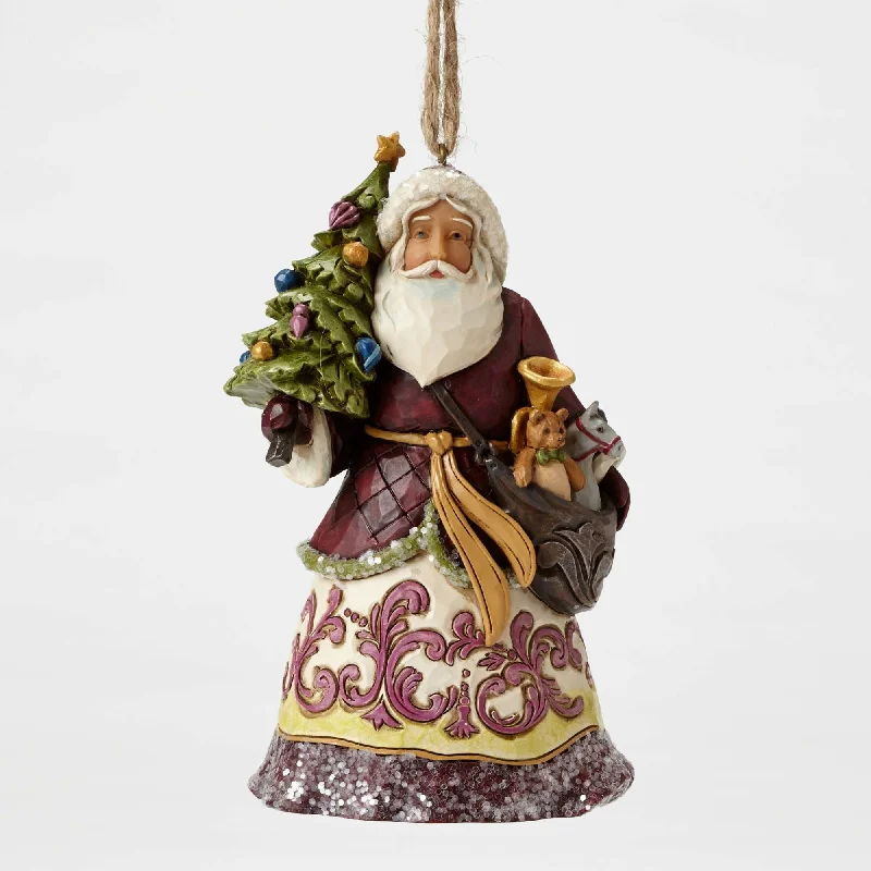 Victorian Santa with Tree Ornament